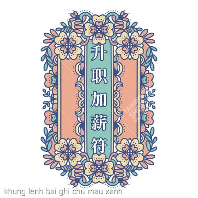 khung lenh bai ghi chu mau xanh